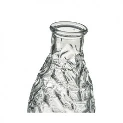 Wadiga Set De 3 Vases En Verre - 6.8x6.8x14cm -Vases Soldes set de 3 vases en verre 6 8x6 8x14cm 2