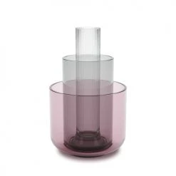 Umbra Set De 3 Vases Layla Verre Multicolore