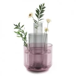 Umbra Set De 3 Vases Layla Verre Multicolore -Vases Soldes set de 3 vases layla verre multicolore 5