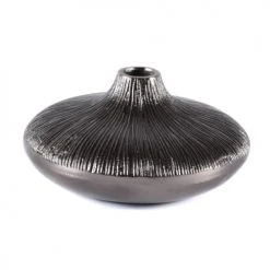 Zago Vases Soliflore En Métal Noir D25cm -Vases Soldes soliflore en metal noir d25cm 2