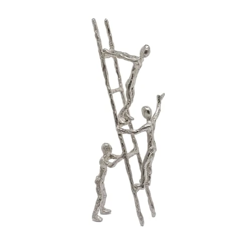 Sia Deco Statuettes Et Figurines Statue Argentée En Aluminium 3 Sia Deco Statuettes Et Figurines Statue Argentée En Aluminium