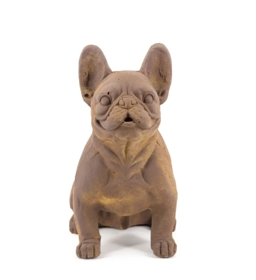 MOYCOR Statuettes Et Figurines Statue Bulldog En Résine Marron 4 MOYCOR Statuettes Et Figurines Statue Bulldog En Résine Marron – Image 2