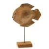 Wadiga Statuettes Et Figurines Statue Déco à Poser En Teck Poisson 30,5x10x45cm -Vases Soldes statue deco a poser en teck poisson 30 5x10x45cm