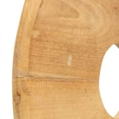 Bazar Bizar Statuettes Et Figurines Statue En Bois De Teck Sur Une Base En Métal Moyen -Vases Soldes statue en bois de teck sur une base en metal moyen 3