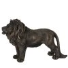 Jolipa Statuettes Et Figurines Statue Lion Brun Patiné Bronze H20cm -Vases Soldes statue lion brun patine bronze h20cm