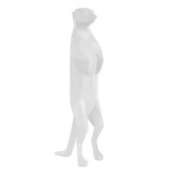 Present Time Statuettes Et Figurines Statue Origami Blanche Suricate H31,7cm