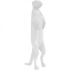 Present Time Statuettes Et Figurines Statue Origami Blanche Suricate H31,7cm -Vases Soldes statue origami blanche suricate h31 7cm 3