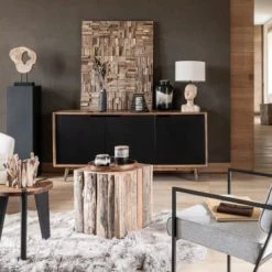 Maisons Du Monde Statuettes Et Figurines Statue Tronc D'arbre En Paulownia H43 -Vases Soldes statue tronc d arbre en paulownia h43 1000 15 22 216051 3