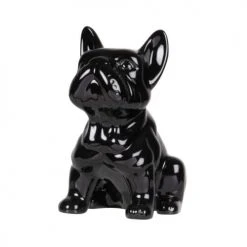 Maisons Du Monde Statuettes Et Figurines Statuette Chien En Dolomite Noire H15