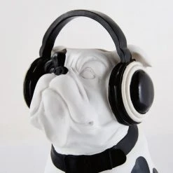 Maisons Du Monde Objets Déco Enfant Statuette Chien Noir Et Blanc H33 -Vases Soldes statuette chien noir et blanc h33 1000 13 4 134976 11