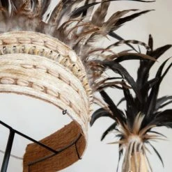 Bazar Bizar Statuettes Et Figurines Statuette De Chapeau En Coquillage Noir Et Naturel Sur Socle En Métal -Vases Soldes statuette de chapeau en coquillage noir et naturel sur socle en metal 3