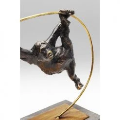 Kare Design Statuettes Et Figurines Statuette Deux Singes Suspendus En Polyrésine Et Acier -Vases Soldes statuette deux singes suspendus en polyresine et acier 3