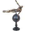 Signes Grimalt Statuettes Et Figurines Statuette En Résine Gymnaste Sur Le Monde H39cm -Vases Soldes statuette en resine gymnaste sur le monde h39cm