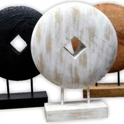 Sensei Maison Statuettes Et Figurines Statuette H 40 Cm Blanc -Vases Soldes statuette h 40 cm blanc 2