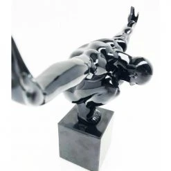 Kare Design Statuettes Et Figurines Statuette Homme En Polyrésine Noire 43x29 -Vases Soldes statuette homme en polyresine noire 43x29 5