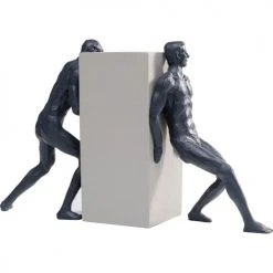 Kare Design Statuettes Et Figurines Statuette Hommes Lutte En Polyrésine Bleue Et Blanche 23x38 -Vases Soldes statuette hommes lutte en polyresine bleue et blanche 23x38 5