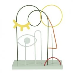 Maisons Du Monde Statuettes Et Figurines Statuette Métal Filaire Multicolore H26