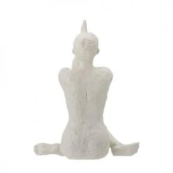Bloomingville Statuettes Et Figurines Statuette Nina En Polyrésine Blanche H23,5cm -Vases Soldes statuette nina en polyresine blanche h23 5cm 4