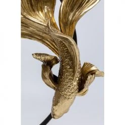 Kare Design Statuettes Et Figurines Statuette Poissons Combattants En Polyrésine Dorée Et Acier 65x58 -Vases Soldes statuette poissons combattants en polyresine doree et acier 65x58 3