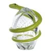 Now’s Home Statuettes Et Figurines Statuette Serpent Et Oeuf En Verre Soufflé H17 -Vases Soldes statuette serpent et oeuf en verre souffle h17