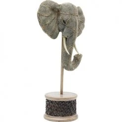 Kare Design Statuettes Et Figurines Statuette Tête D'éléphant En Polyrésine H49 -Vases Soldes statuette tete d elephant en polyresine h49 4
