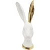 Kare Design Statuettes Et Figurines Statuette Tête De Lapin En Polyrésine Blanche Et Dorée -Vases Soldes statuette tete de lapin en polyresine blanche et doree