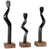 Maisons Du Monde Statuettes Et Figurines Statuettes En Bois De Manguier Et Métal Noir (x3) H19 1 Maisons Du Monde Statuettes Et Figurines Statuettes En Bois De Manguier Et Métal Noir (x3) H19 -Vases Soldes statuettes en bois de manguier et metal noir x3 h19 1000 6 34 227789 1
