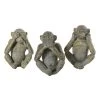 Maisons Du Monde Statuettes Et Figurines Statuettes Singes Taupe Et Doré H26 (x3) -Vases Soldes statuettes singes taupe et dore h26 x3 1000 8 22 200676 1