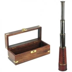 Signes Grimalt Statuettes Et Figurines Téléscope Décoratif En Laiton Avec Sa Boîte -Vases Soldes telescope decoratif en laiton avec sa boite 1