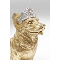 Kare Design Statuettes Et Figurines Tirelire Chien Corgi Couronne En Polyrésine Dorée -Vases Soldes tirelire chien corgi couronne en polyresine doree 2