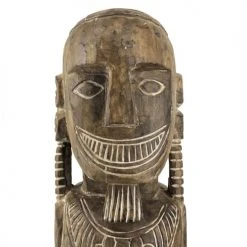 MOYCOR Statuettes Et Figurines Totem Primitif En Bois Marron 9 MOYCOR Statuettes Et Figurines Totem Primitif En Bois Marron -Vases Soldes totem primitif en bois marron 1