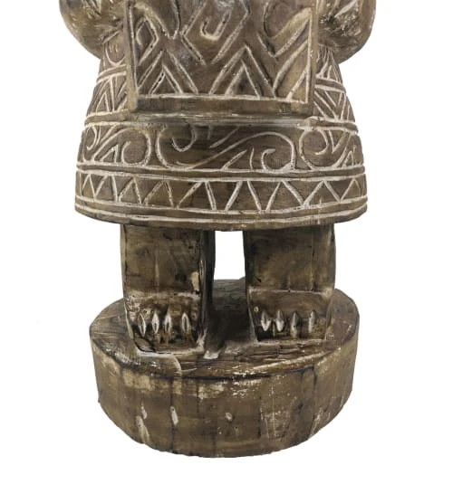 MOYCOR Statuettes Et Figurines Totem Primitif En Bois Marron 7 MOYCOR Statuettes Et Figurines Totem Primitif En Bois Marron – Image 5