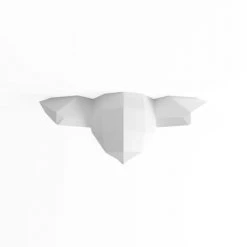 Potiron Paris Statuettes Et Figurines Trophée Décoratif Mural éléphant Blanc En Polyrésine -Vases Soldes trophee decoratif mural elephant blanc en polyresine 2