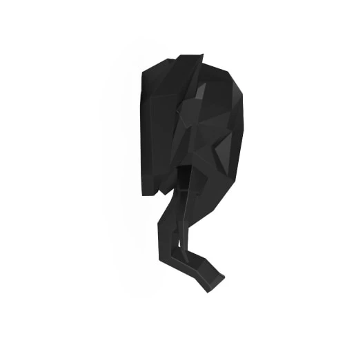 Potiron Paris Statuettes Et Figurines Trophée Décoratif Mural éléphant Noir En Polyrésine 6 Potiron Paris Statuettes Et Figurines Trophée Décoratif Mural éléphant Noir En Polyrésine – Image 4