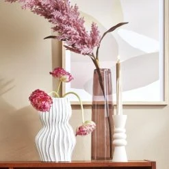 Mica Decorations Vases Vase A Fleur En Verre Marron Foncé H37.5 -Vases Soldes vase a fleur en verre marron fonce h37 5 2