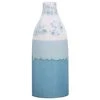 Beliani Vases Vase à Fleurs Blanc Et Bleu 35 Cm -Vases Soldes vase a fleurs blanc et bleu 35 cm