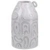 Beliani Vases Vase à Fleurs Gris 22cm -Vases Soldes vase a fleurs gris 22cm