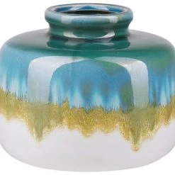 Beliani Vases Vase à Fleurs Multicolore 16 Cm