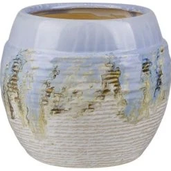 Beliani Vases Vase à Fleurs Multicolore 19 Cm