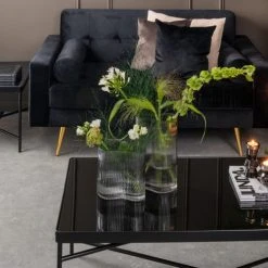 Present Time Vases Vase Allure Wave Large Verre Gris -Vases Soldes vase allure wave large verre gris 2