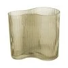Present Time Vases Vase Allure Wave Verre Vert -Vases Soldes vase allure wave verre vert