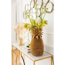 Kare Design Vases Vase Ananas En Polyrésine Dorée H50 -Vases Soldes vase ananas en polyresine doree h50 3