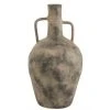 LANADECO Vases Vase Anse Céramique Marron/gris H69cm -Vases Soldes vase anse ceramique marron gris h69cm