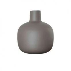 Passage Vernet Vases Vase Arrondi En Métal Vert