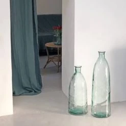 Maison Tilleul Vases Vase Bonbonne XL En Verre Martelé Transparent 10 Maison Tilleul Vases Vase Bonbonne XL En Verre Martelé Transparent -Vases Soldes vase bonbonne xl en verre martele transparent 3
