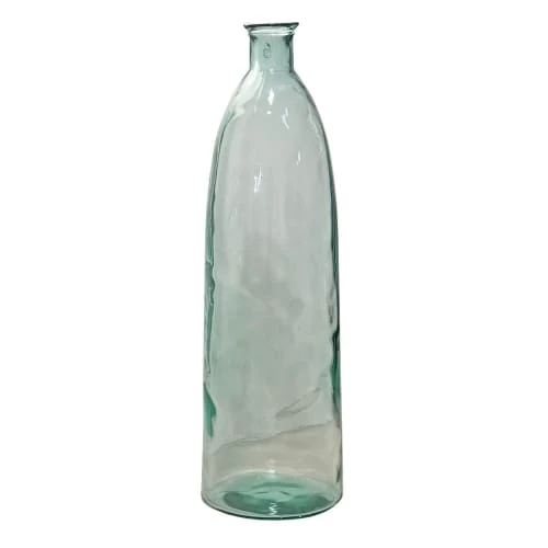 Maison Tilleul Vases Vase Bonbonne XL En Verre Martelé Transparent 3 Maison Tilleul Vases Vase Bonbonne XL En Verre Martelé Transparent