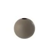 LANADECO Vases Vase Boule Céramique Gris Foncé H23,5cm