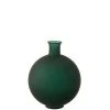 LANADECO Vases Vase Boule Verre Mat Vert H44cm -Vases Soldes vase boule verre mat vert h44cm