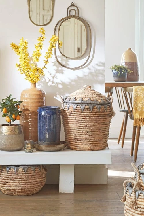 Mica Decorations Vases Vase Bouteille En Terre Cuite Ocre H50 4 Mica Decorations Vases Vase Bouteille En Terre Cuite Ocre H50 – Image 2