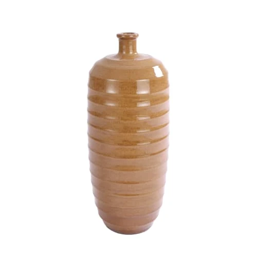 Mica Decorations Vases Vase Bouteille En Terre Cuite Ocre H50 3 Mica Decorations Vases Vase Bouteille En Terre Cuite Ocre H50